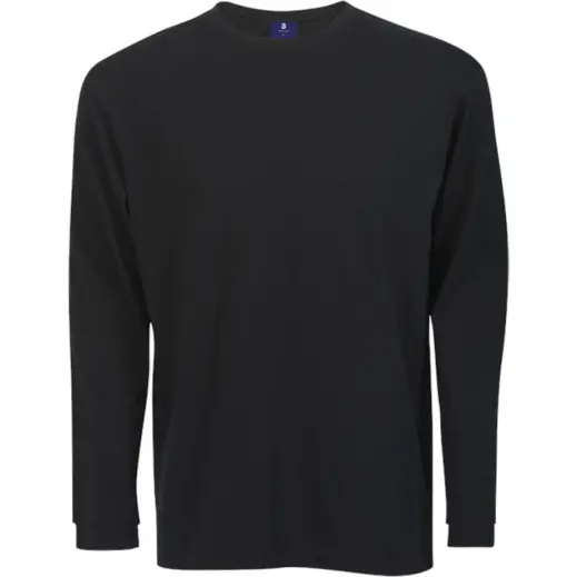 Black 170g Long Sleeve T-Shirt 100 Cotton